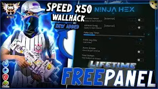 FREE PANEL PC GRATIS OB46 WALLHACK | SPEED | SNIPER LIFETIME FREE FIRE | ANTI BAN 100 %| NINJA HEX