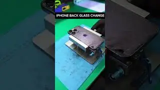 iPhone Back Glass Replacement #shorts #apple