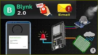 IoT based projects using MQ2 Gas sensor & Rain detector with Blynk Notification for beginners 2022