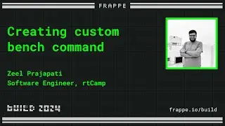 Creating custom bench command | Zeel Prajapati