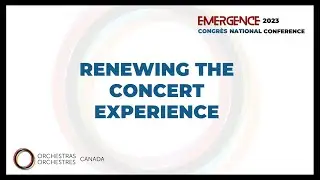 Renewing the Concert Experience