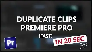 How to Duplicate Clip in Premiere Pro