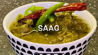 How To Make Easy Saag Recipe | Super Easy Home Made Sarson Kaa Saag | Gluten Free Recipe