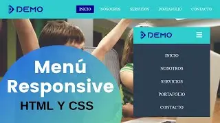 Menú Responsive Html y Css - Fácil y Rápido