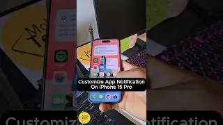 How to Customize App Notification on iPhone 15 Pro 📱💯💫 #howto #fyp #iphone15pro #tipsandtricks #tech