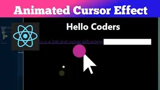 Animated Cursor in React with react-animated-cursor