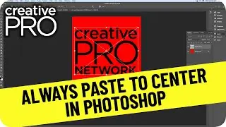 Always Paste to Center in Photoshop ft. Mike Rankin // CreativePro Tutorial