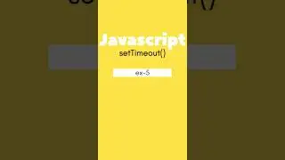 SetTimeout in javascript 