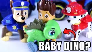 PAW Patrol Rescue a Baby DINOSAUR! Best Funny Toys Videos for Kids!