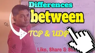 Differences between TCP and UDP.