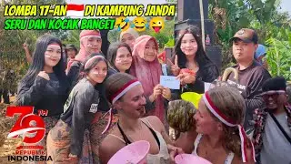 LOMBA 17-AN MENDUNIA🇮🇩‼️ASLI BIKIN NGAKAK ABIS, PARA GADIS DAN JANDA DESA IKUT PERLOMBAAN HUT RI