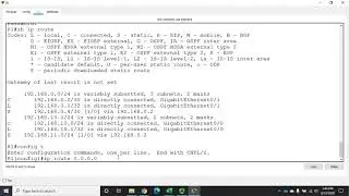 Configuring default static routes