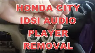 #diy honda city idsi stereo removal | remove honda #car audio player | dismantle honda city radio