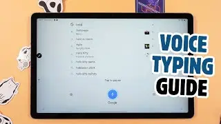 How to Enable and Use Voice Typing on the Samsung Galaxy Tab S9 FE