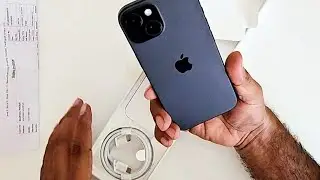 Raw Unboxing of iPhone 15 128 GB Black Global (Singapore) Version