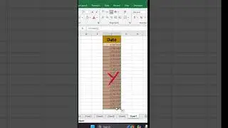 date in excel 😊 #excelfunction #excel #exceltricks #shorts #new
