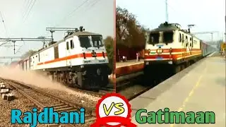 gatimaan express vs rajdhani express race #shorts