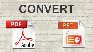 Convert PDF to Powerpoint - 2015