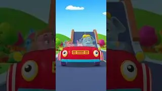 Driving Down The Road #shorts #nurseryrhymes #babysong #rhymes #ytshorts