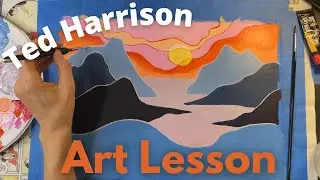 Ted Harrison Landscapes | For kids, teachers and parents