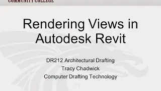 Rendering Views in Autodesk Revit