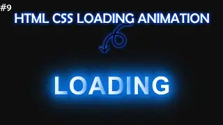 HTML CSS Loading Animation Tutorial @pinkweb0|html css tutorial