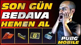 🤩 BEDAVA DESTANSI AMBLEM PARÇACIĞI | BEDAVA MATERYAL | BEDAVA AG | BEDAVA SANDIK | PUBG MOBILE