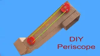 How to make periscope from cardboard with adjustable | School project  | DM