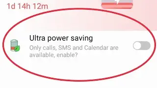 How To Use Ultra power saving mode in Itel s23 | Infinix Mobile