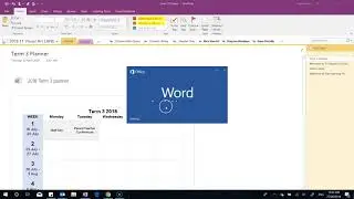 OneNote Class Notebook Essentials - Customising Term Planners