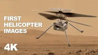 The First Images of Mars Helicopter (Ingenuity) on Mars