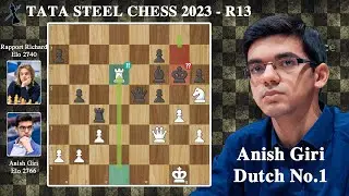 The Game Anish Giri wins Tata Steel Masters 2023 - Anish Giri vs Rapport Richard Round 13