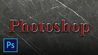 Как сделать рубиновый текст в фотошопе