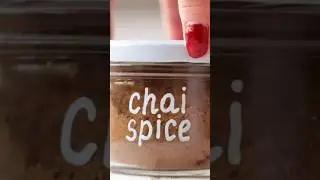 Flavors of autumn in a jar ☺️🍁 Homemade Chai Spice Mix 🧡