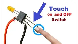 Touch Switch ON/OFF Circuit Using 555 IC