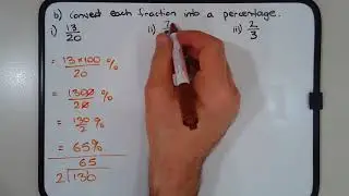 How to convert a fraction or decimal to a percentage (with examples)
