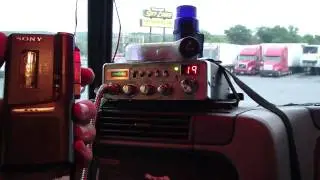 Trolling the CB Radio: DieselDucy Strikes in Scranton PA at the Pilot Truck Stop. CB noise toy spam