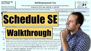 IRS Form 1040 Schedule SE Walkthrough