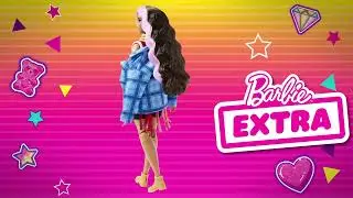 Кукла Barbie Extra в платье (баскетбольный стиль) Mattel (HDJ46)