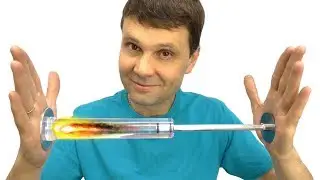 🌑  ОГОНЬ ИЗ ВОЗДУХА Дизельная Зажигалка для пост Апокалипсиса   DIY Fire Piston Игорь Белецкий