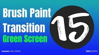 Brush Paint Transition Green Screen Effects | Green Screen Transition Background | OMER J GRAPHICS