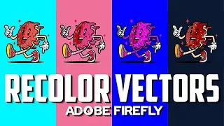 How to Use Adobe Firefly - RECOLOR VECTORS Tutorial