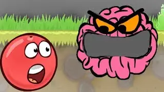 Red Ball 4. Red BALL in Zombie world 2 .Cartoon game for kids