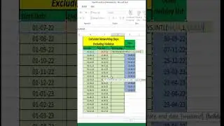 How to use workday function | excel workday function | calculate working days