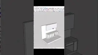 Discover Your Dream KITCHEN with Sketchup #3dmodeling #sketchup3d #tvcabinet