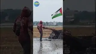 Kang Angga bajak sawah dimasa kampanye Pemilu #bajaksawah #automobile #traktortangan