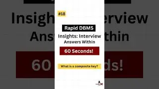 #18 What is a Composite Key? | DBMS Interview Questions #shorts #ytshorts #dbms #sql