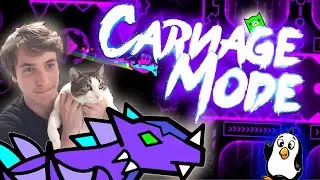 🎇 CARNAGE MODE... Очень сложно, долго и 🐉 Легко 😎 ► Geometry Dash