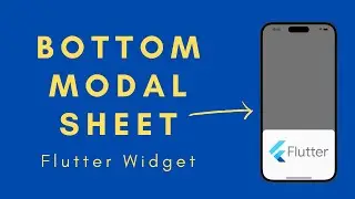 How to Create Bottom Modal Sheet in Flutter | Flutter Tutorial