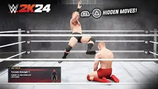 Hidden moves, Unlocked moves, Charging finisher animations and much more in WWE 2K24!